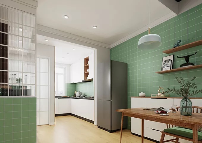 Easy Tile kitchen backsplash installation