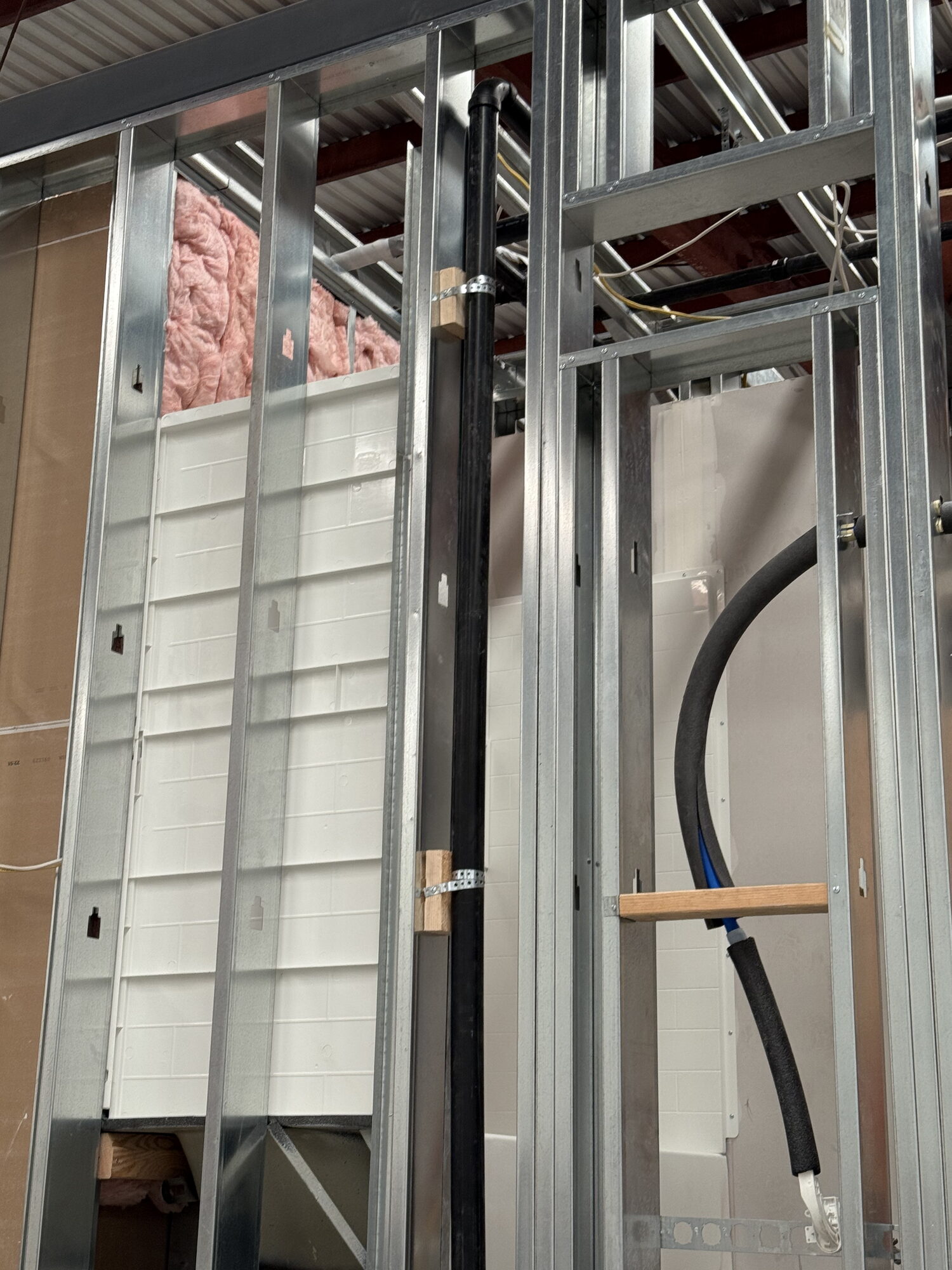 Modular construction in progress