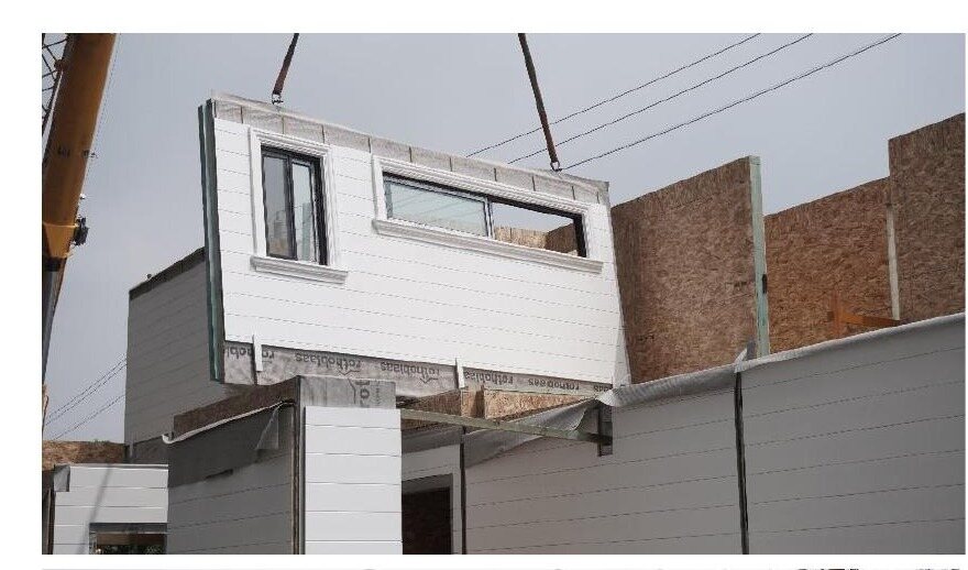 Prefab crane lift